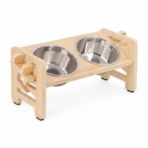 Elevated Double Dog Feeding Station